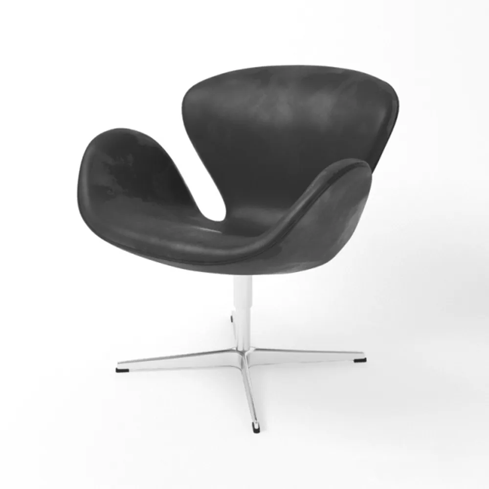 furniture - Arne Jacobsen Style Swan Chair 3D Model