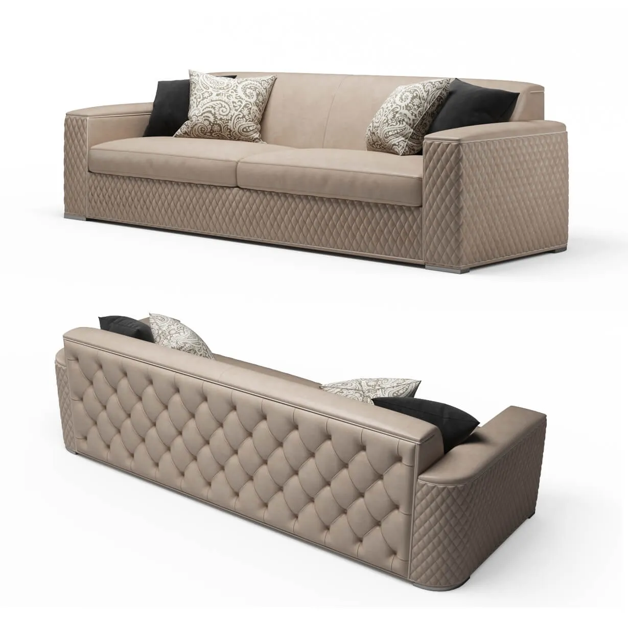 furniture - Asnaghi Lybra sofa 3D Model