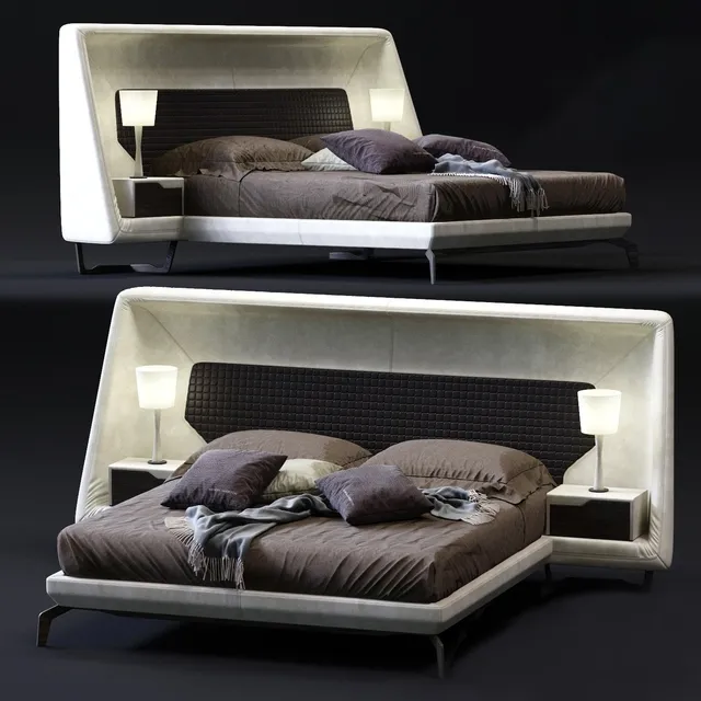 furniture - Aston Martin V146 Bed 3D Model