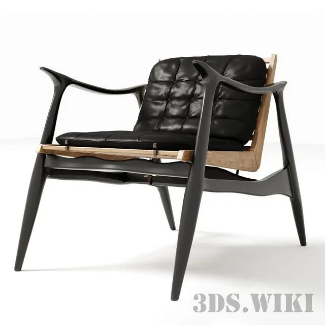furniture - Atra lounge chair 3D Model