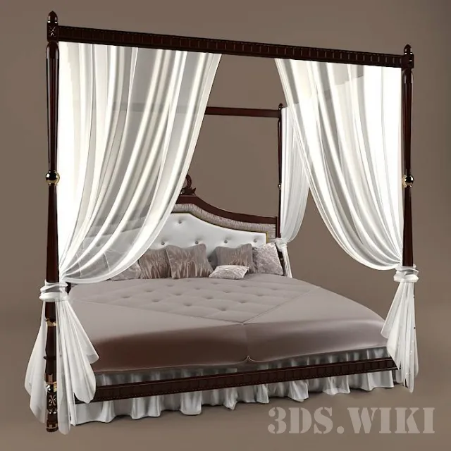 furniture - Attic tulle 3D Model