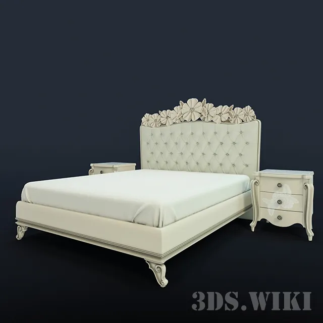 furniture - Avenanti Charlotte bed 3D Model