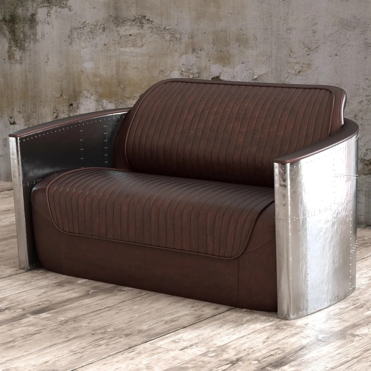 furniture - Aviator Sofa 3D Model