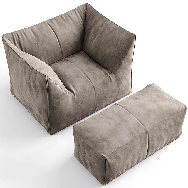 furniture - B and B Italia  Le Bambole  armchair 3D Model