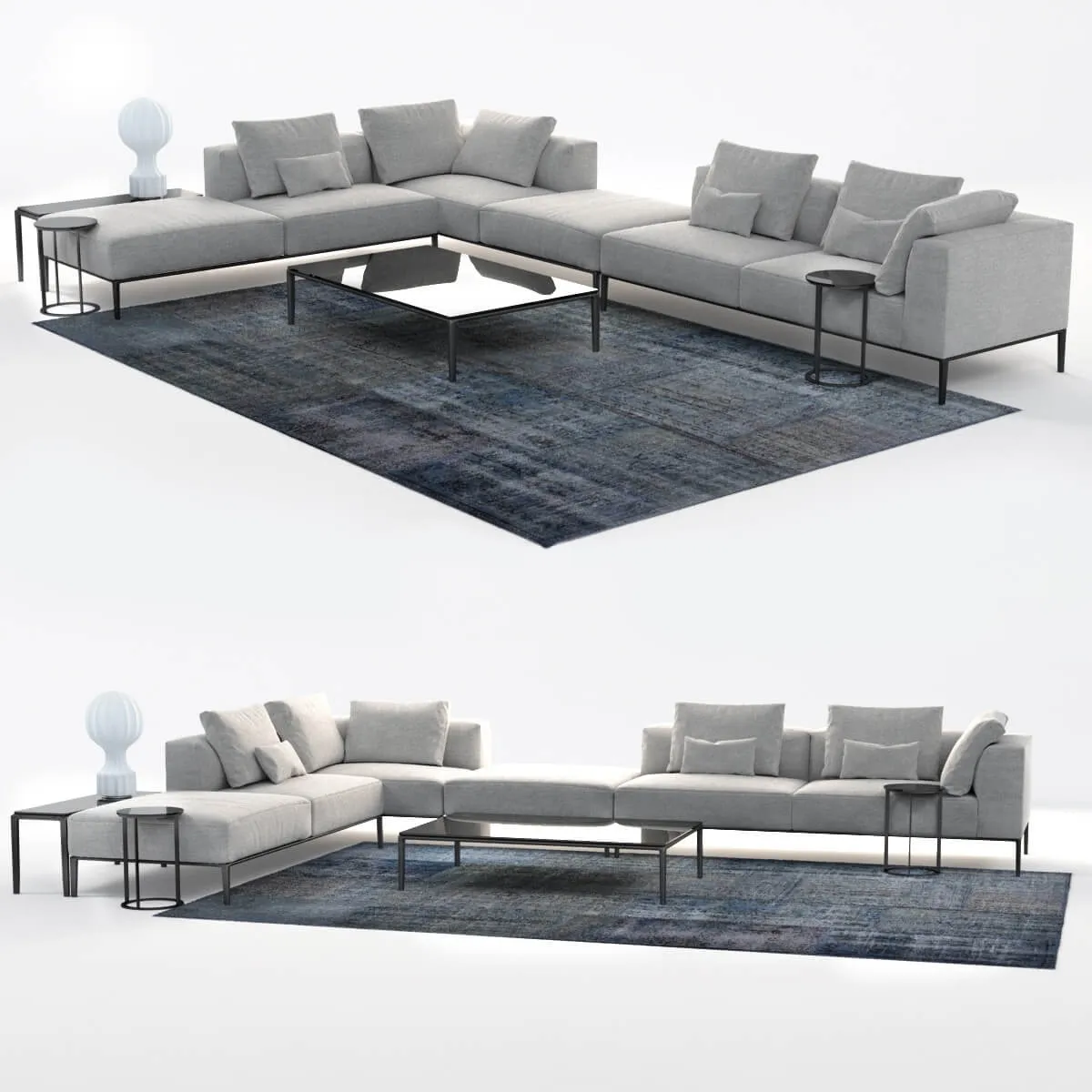 furniture - B & B Italia sofa 3D Model