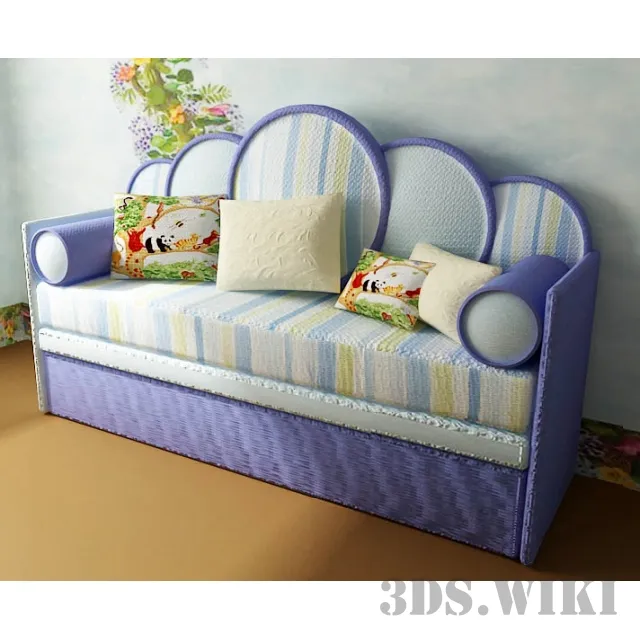 furniture - Baby sofa 3D Model