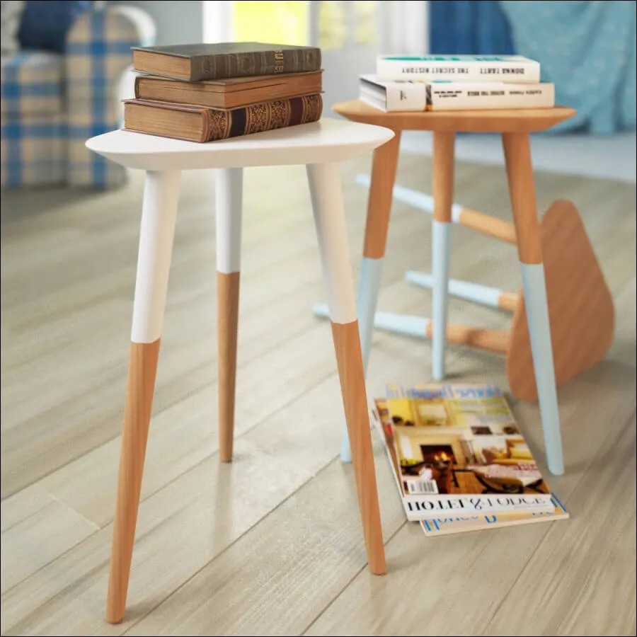 furniture - backless stool and book 3D Model