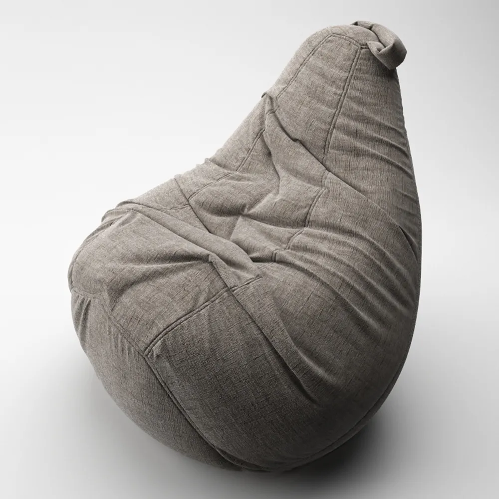 furniture - Bag armchair ottoman like pear 3D Model