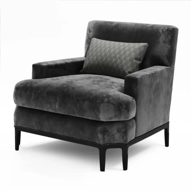 furniture - Baker Celestite Lounge armchair 3D Model