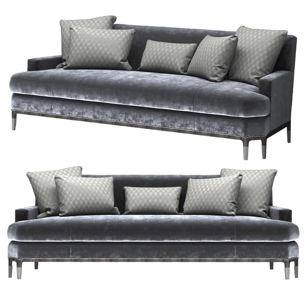 furniture - Baker Celestite sofa 036 3D Model
