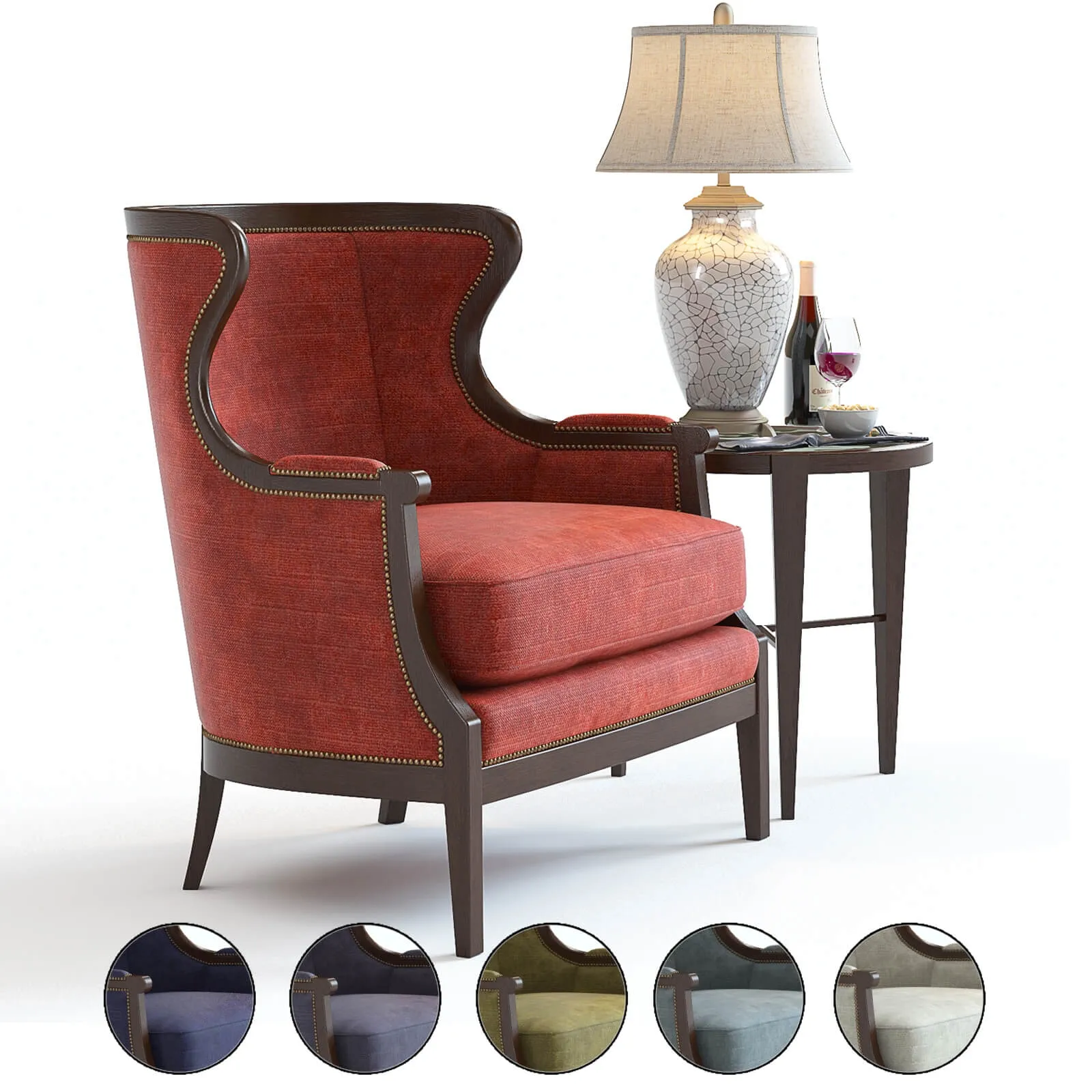 furniture - Baker chair No. 476 3D Model