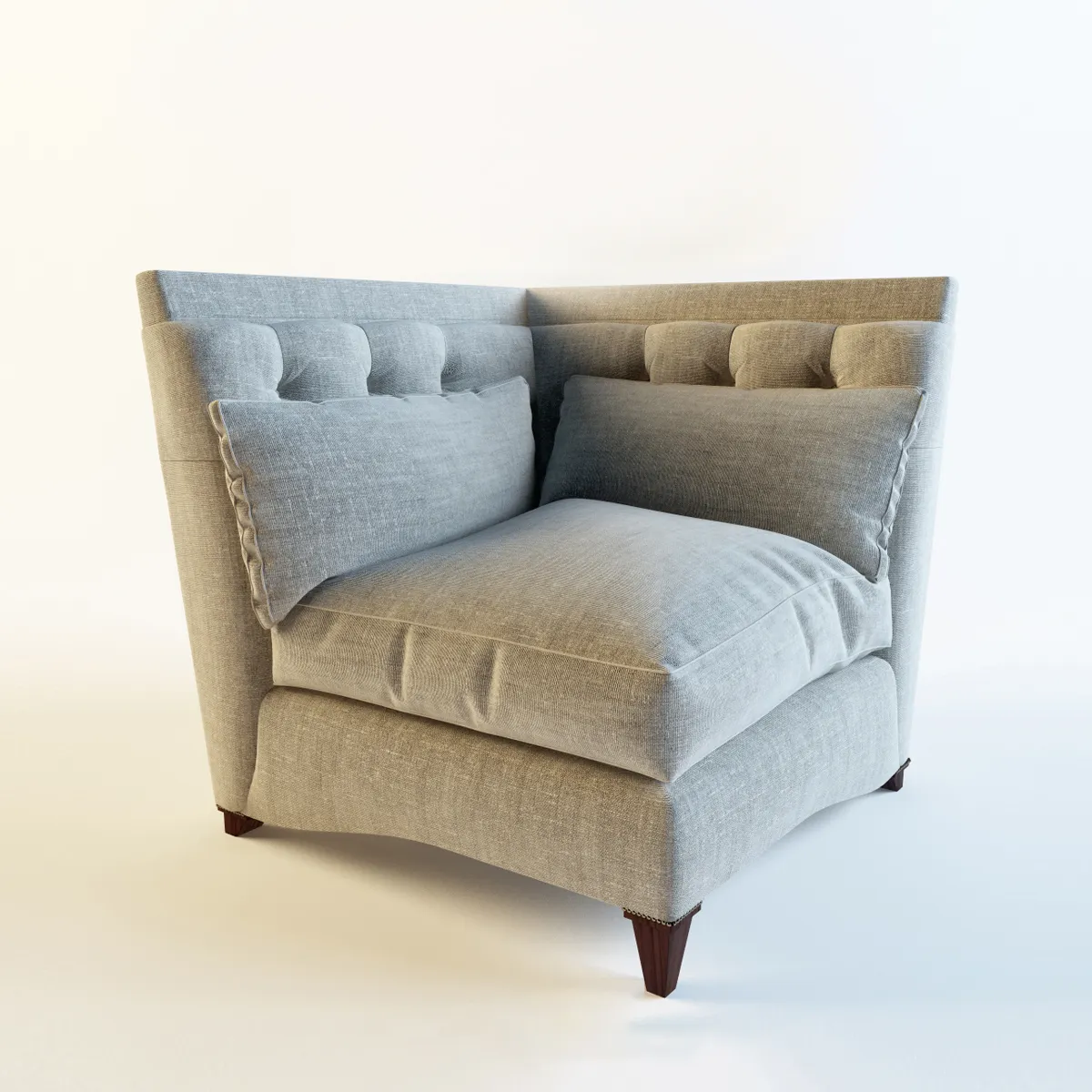 furniture - Baker Empress armchair 02 3D Model