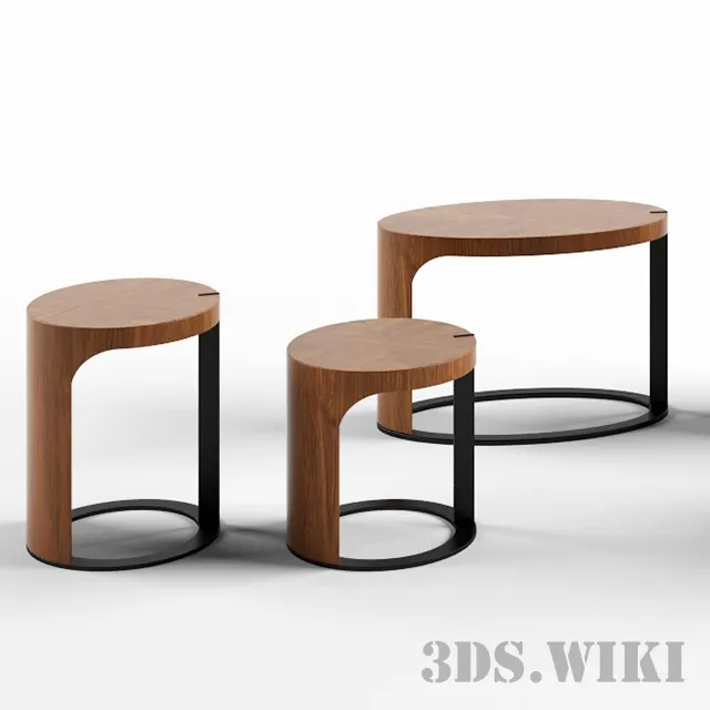 furniture - Baker Ling Tables 3D Model