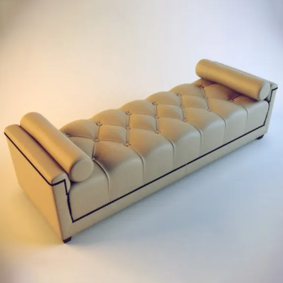 furniture - Baker  sofa 3D Model