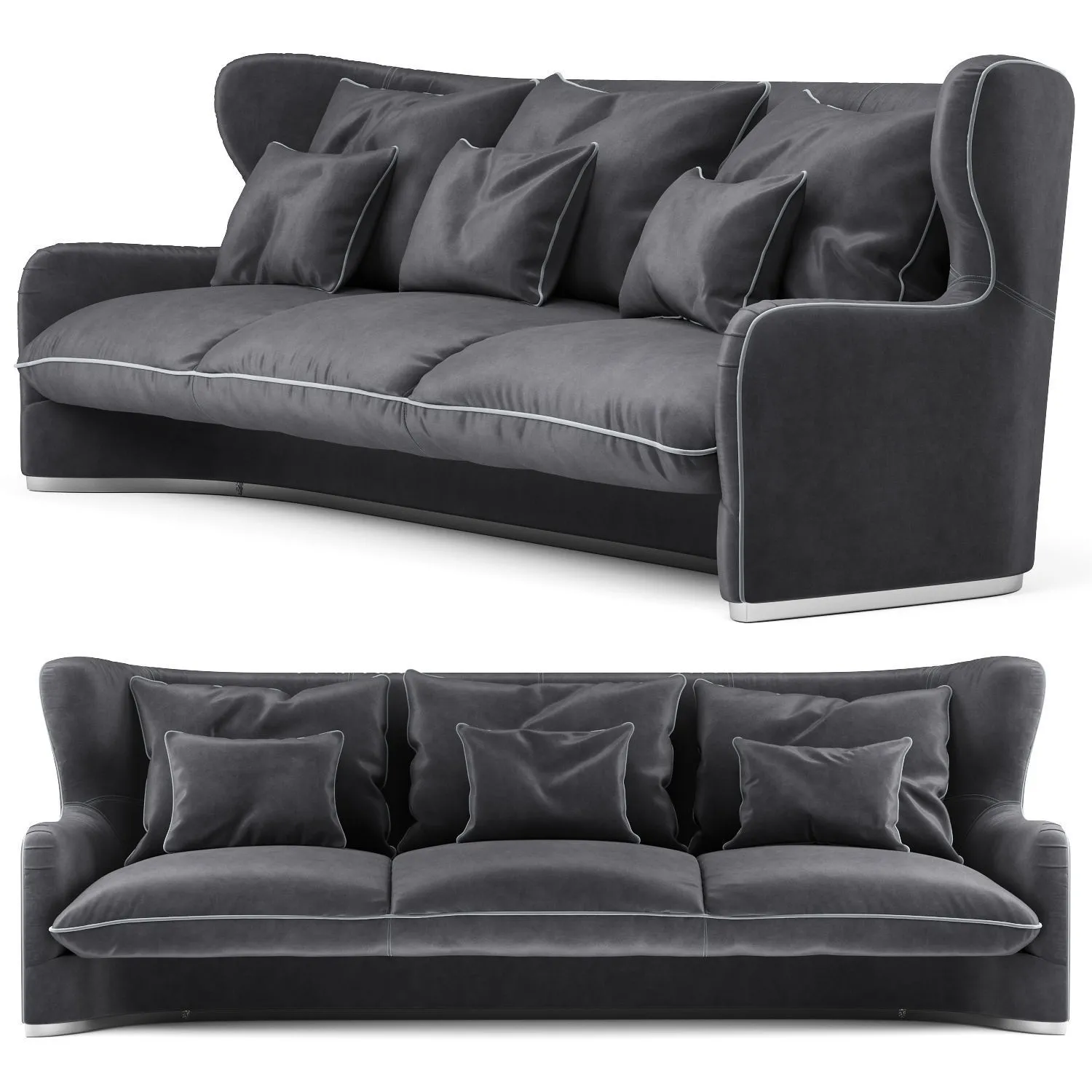 furniture - Balance sofa - Visionnaire 3D Model