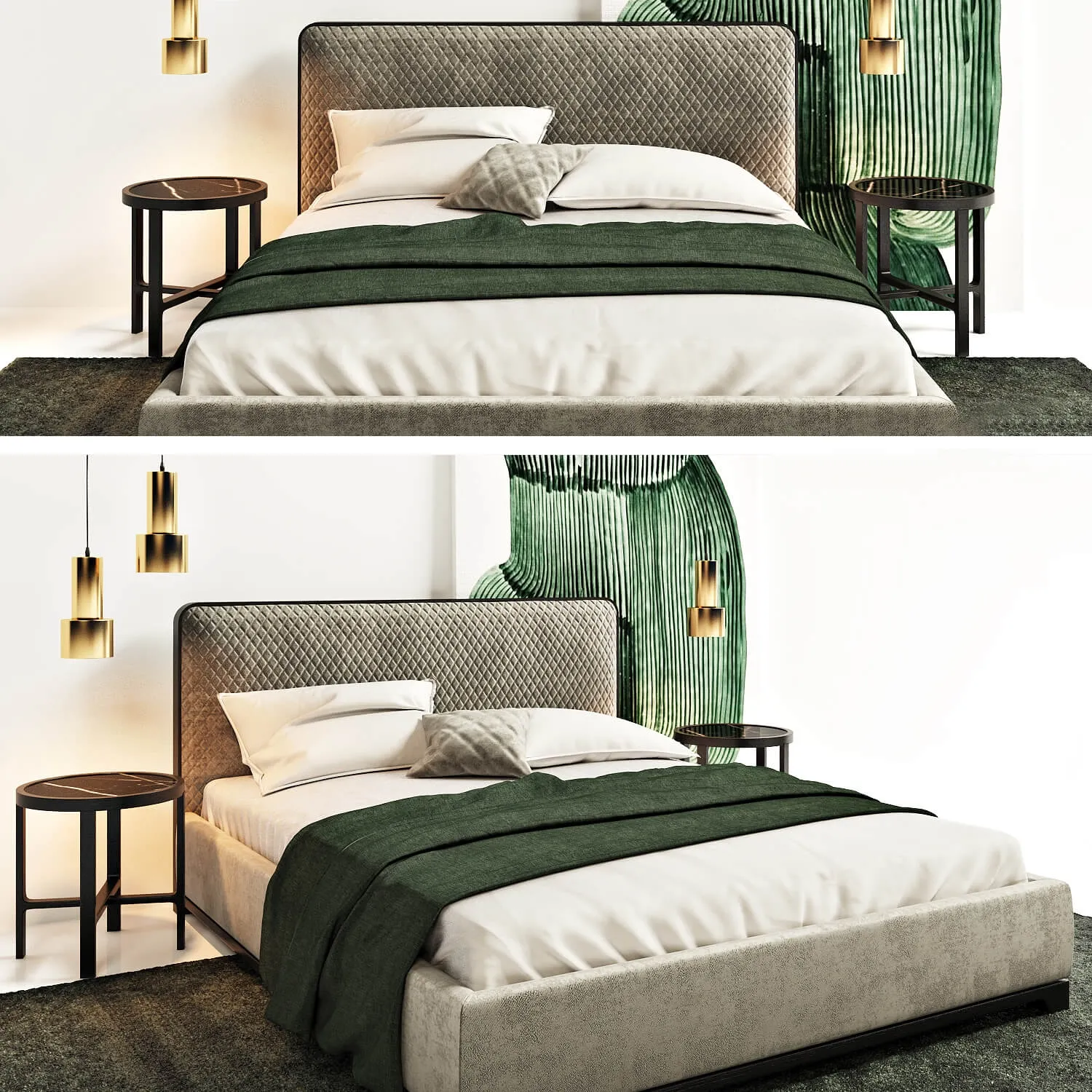 furniture - Bali bed by Alivar 3D Model
