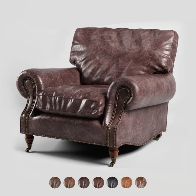 furniture - Balmoral 1 Seater 3D Model