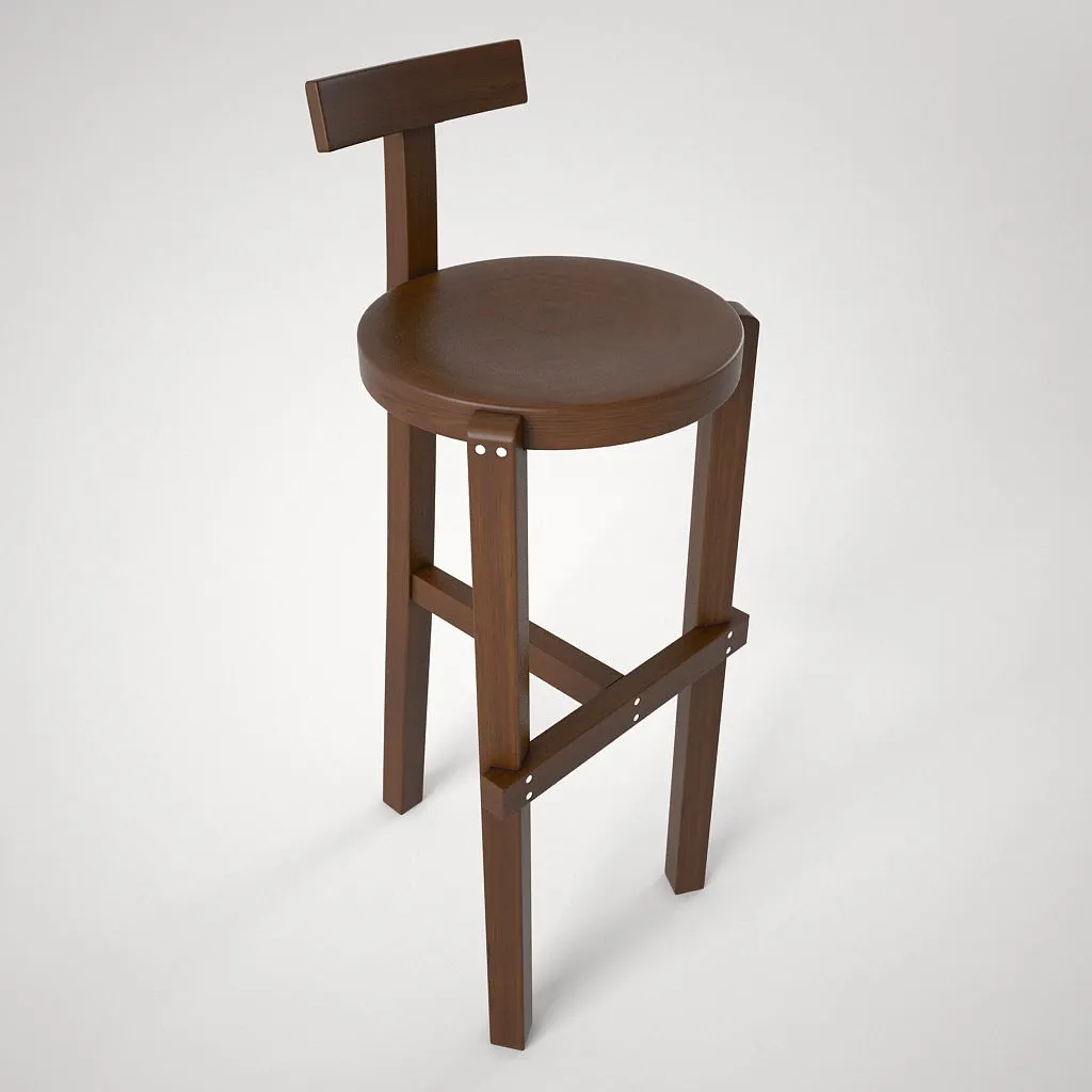 furniture - Banquinho bar chair 014 3D Model