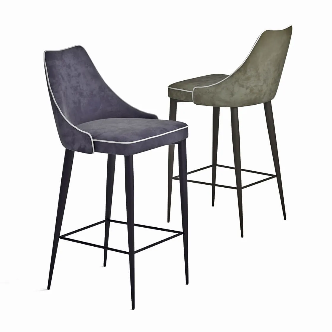 furniture - Bar chair Bontempi Casa Clara 3D Model