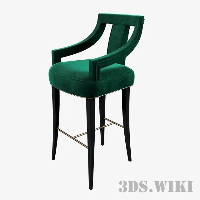furniture - Bar stool EANDA Brabbu 3D Model