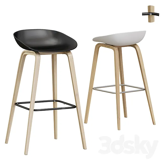 Furniture - Bar Stools 3D Model