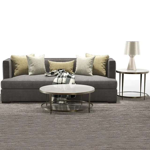 furniture - Barbara berry set 01 3D Model