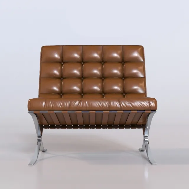 furniture - Barcelona chair 3D Model