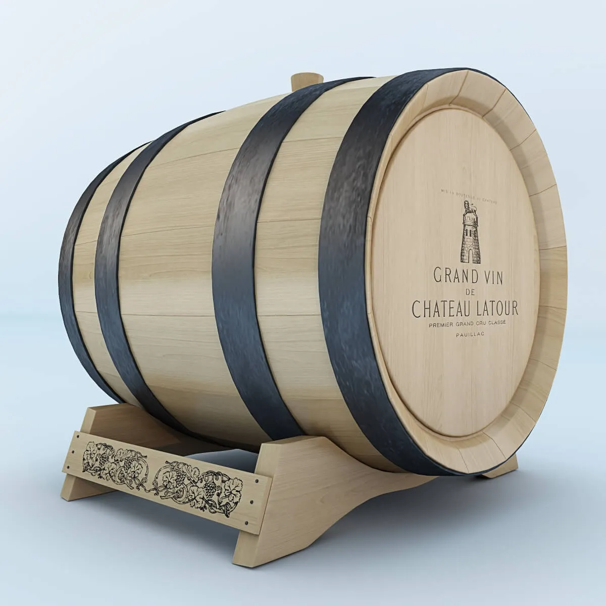 furniture - Barrel 2 3D Model
