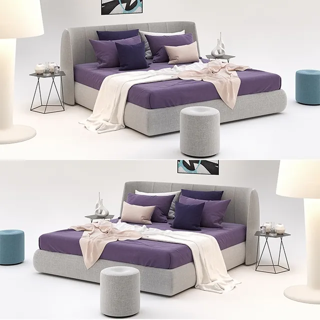 furniture - Basket bed 3D Model