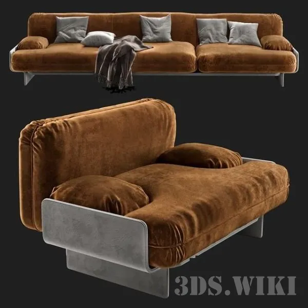 furniture - Baxter Bardot sofa 3D Model
