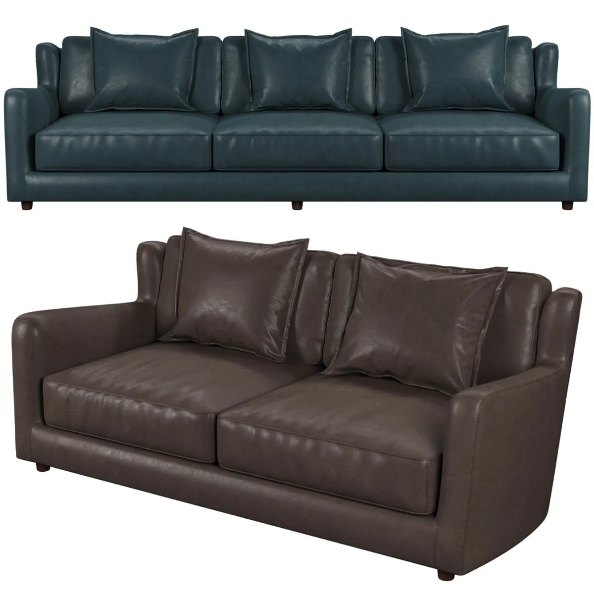 furniture - Baxter Bergere sofas 3D Model