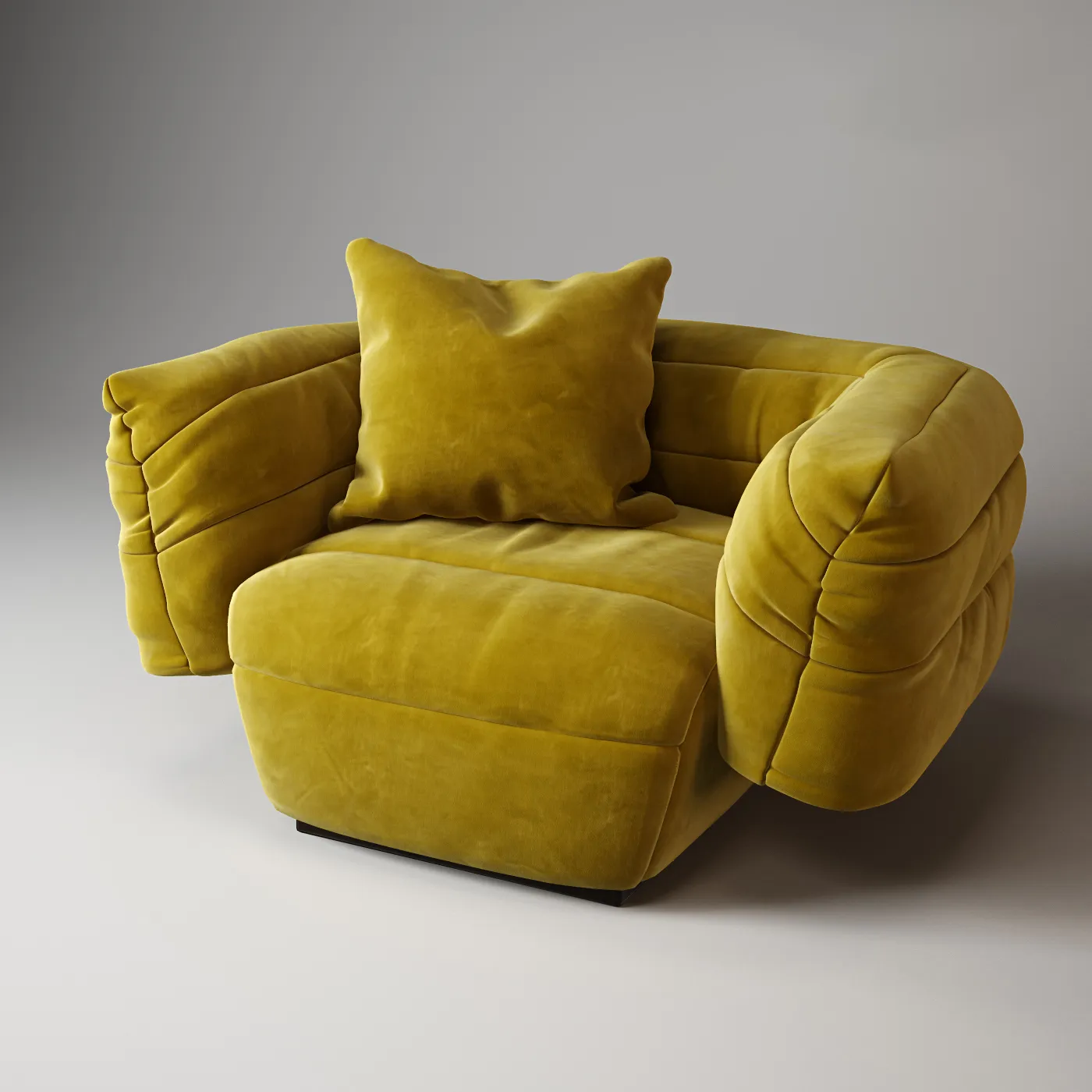 furniture - Baxter Greta armchair 2 3D Model