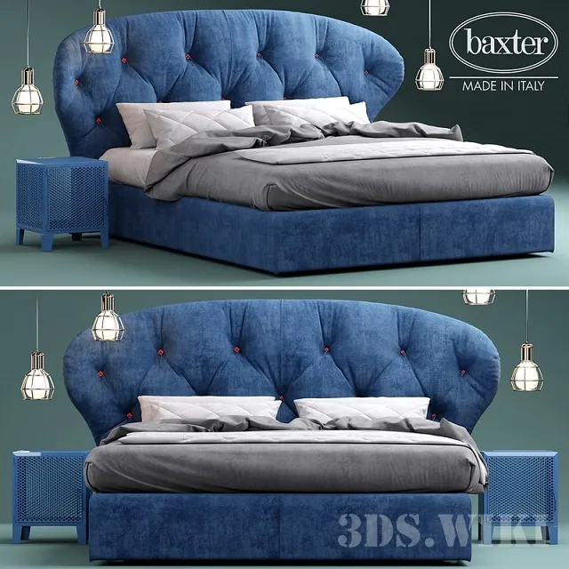 furniture - Baxter Positano bed 3D Model