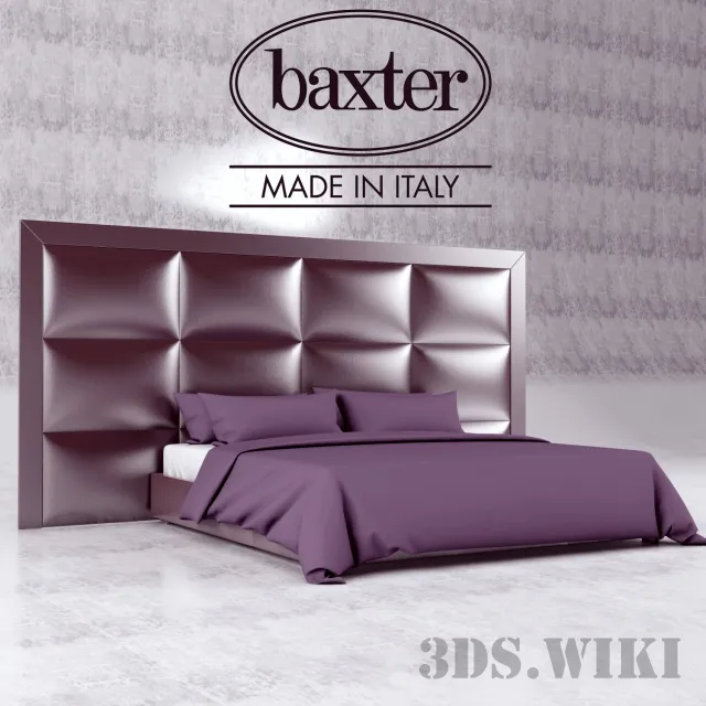 furniture - BAXTER TREVOR bed 3D Model