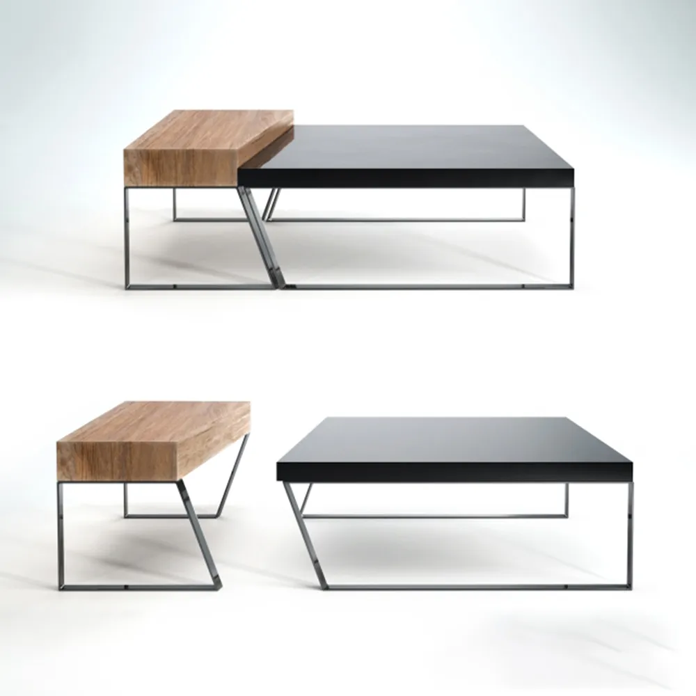 furniture - Baxton Divyde Coffee Table 3D Model