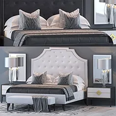 furniture - BBS and CC8 2011 bed 3D Model