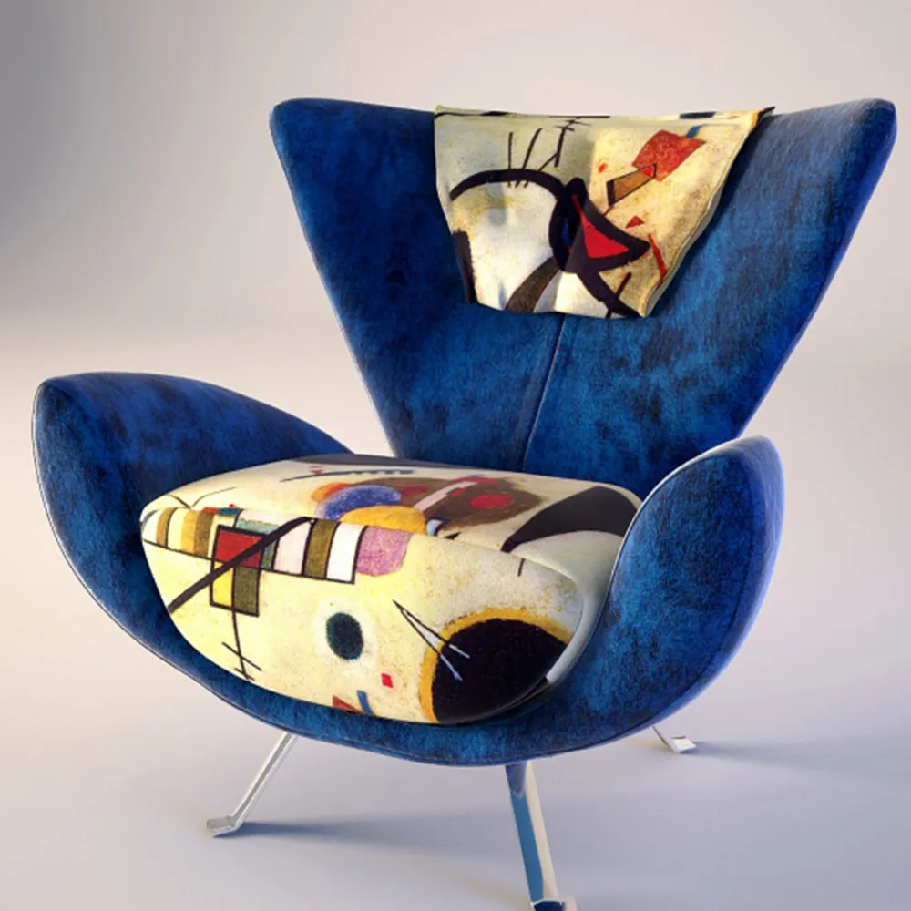 furniture - Beautiful armchair for Kid's room 3D Model