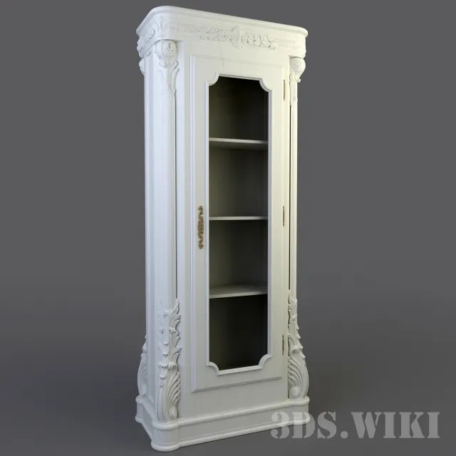 furniture - Beautiful Bookcase 3D Model