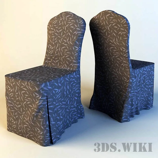 furniture - Beautiful chair cover 3D Model