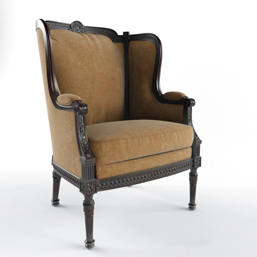 furniture - Beautiful classic armchair 3D Model
