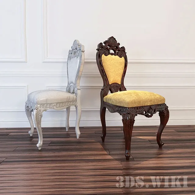 furniture - Beautiful Classic Chair 3D Model