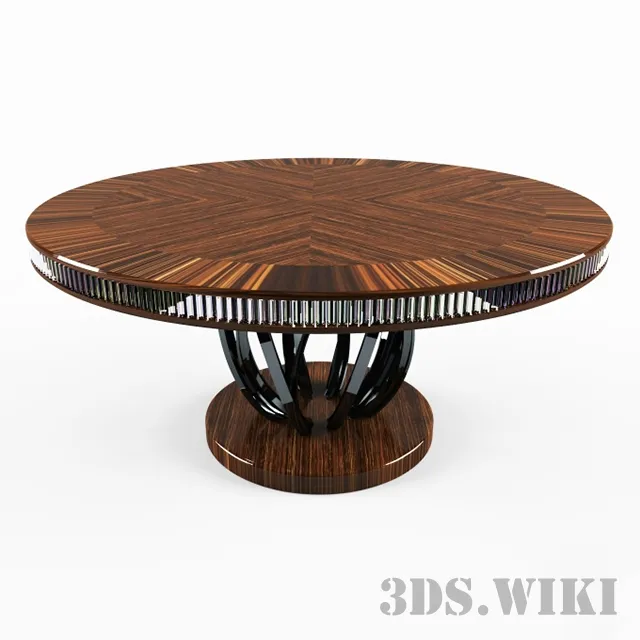 furniture - Beautiful modern round table 3D Model
