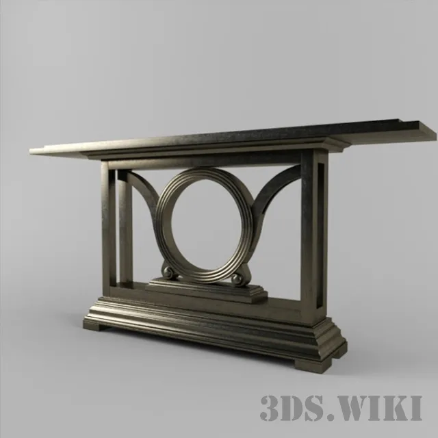 furniture - Beautiful wooden classic cabinet 3D Model