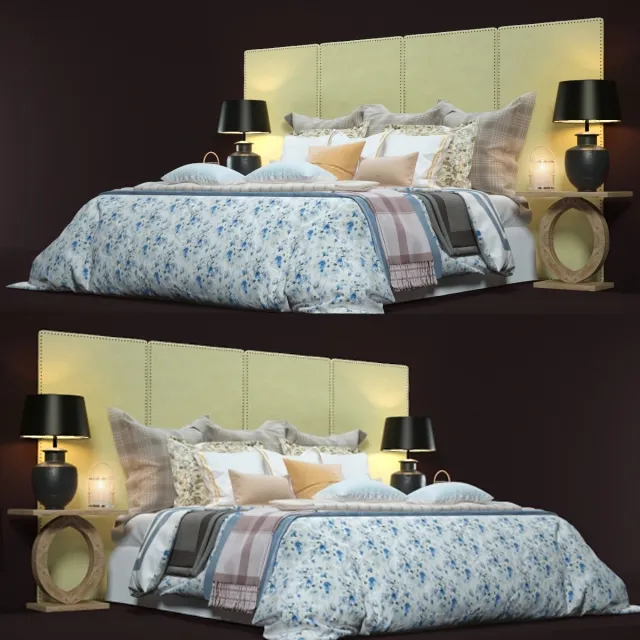 furniture - Bed 152 3D Model