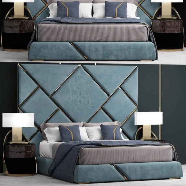 furniture - Bed 2021 3D Model