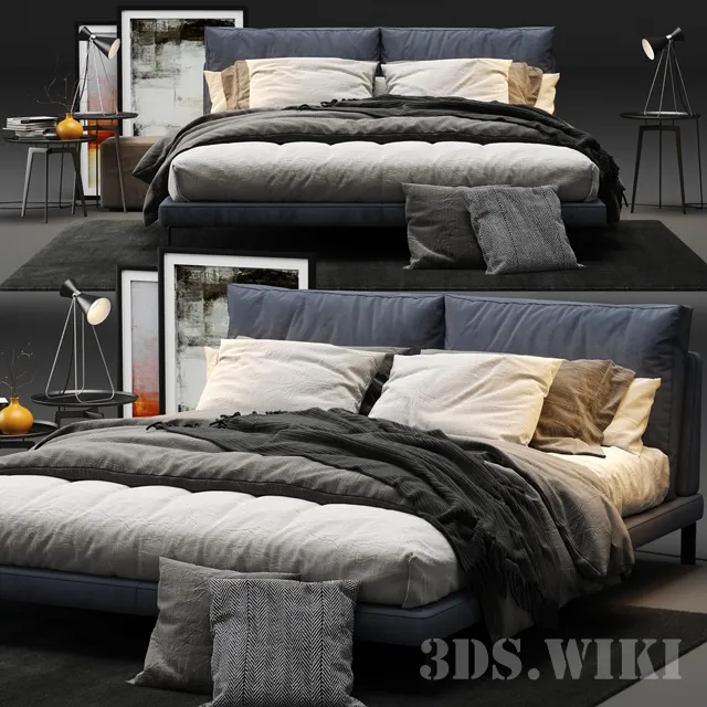 furniture - Bed 3D Model