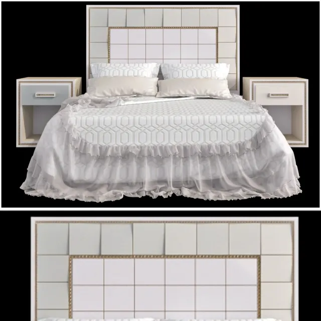 furniture - Bed 7 2 3D Model