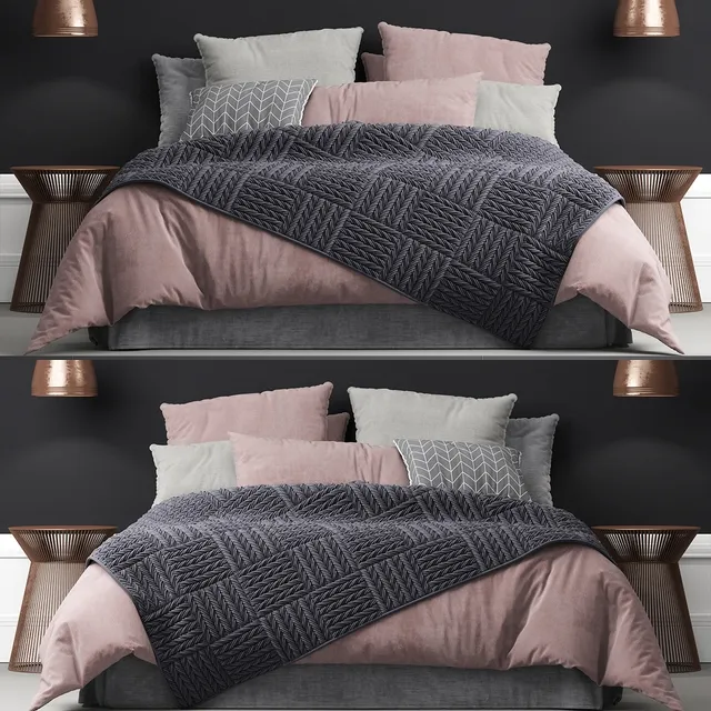 furniture - Bed 746 3D Model