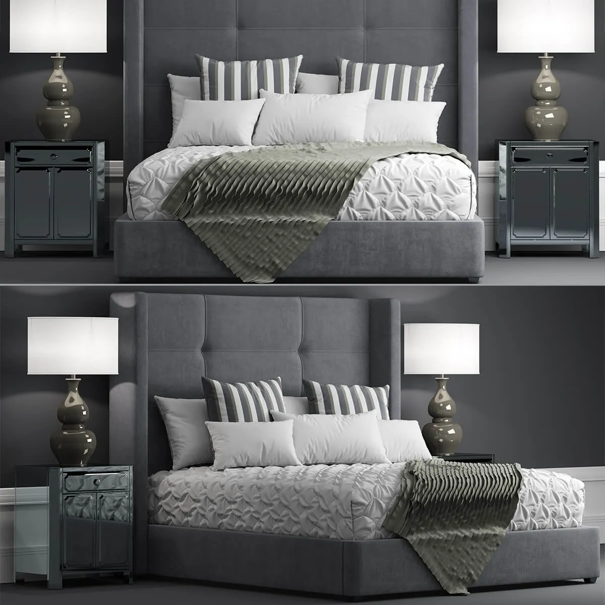 furniture - Bed 751 3D Model