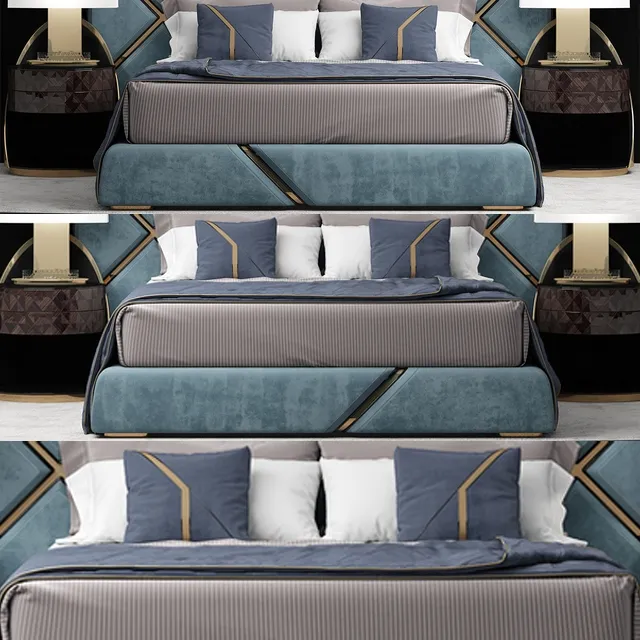 furniture - Bed 78 3D Model